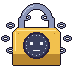 The Loop, a padlock with a clock face